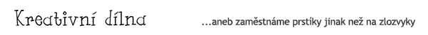 Kreativní dílna