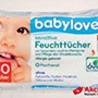 BABYLOVE vlhčené ubrousky Sensitive