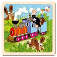 Vyhrajte 3x puzzle Krtek a mašinka