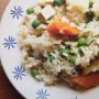 Rizoto s hráškem a tofu