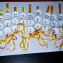 Sněhuláci ze zátek