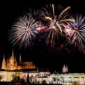 Praha - novoroční ohňostroj 2016