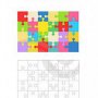 Vybarvi puzzle podle předlohy