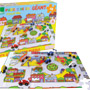Dřevěné puzzle doprava ve městě