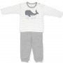 Pinokio Dětské šedé pyžamo s velrybou