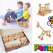 Vyhrajte dřevěnou stavebnici PONY 01