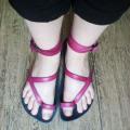 Výroba barefoot sandalku