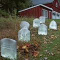 Halloweenské náhrobky