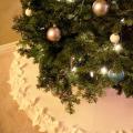 Něžný ubrus pod vánoční stromeček