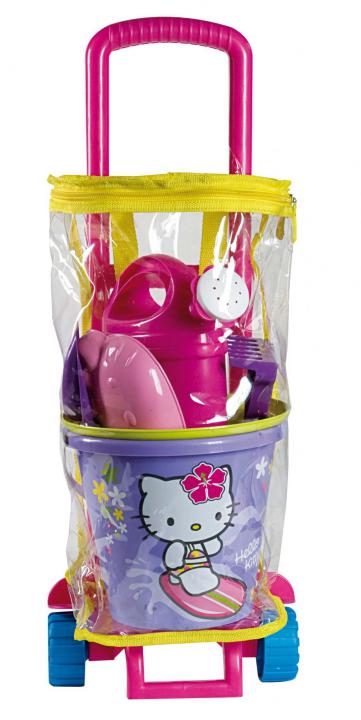 Androni Set na písek - taška na kolečkách Hello Kitty