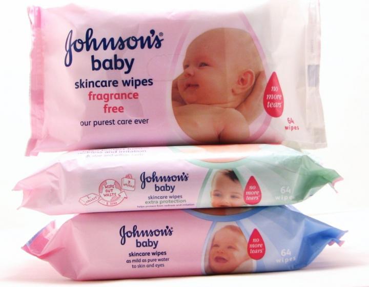 Baby skincare wipes