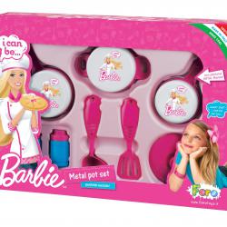 Faro Pánvičkový set kovový Barbie