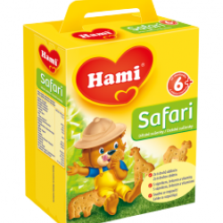 Hami Dětské sušenky SAFARI (6m)