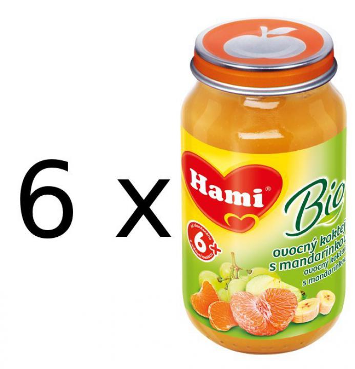 Hami Ovocný koktejl s mandarinkou - 6 x 200g
