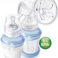 Manuální odsávačka bez BPA s VIA systémem PP 529019