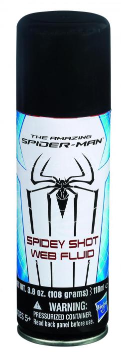 Spiderman Vystřelovací pavučina v plechovce