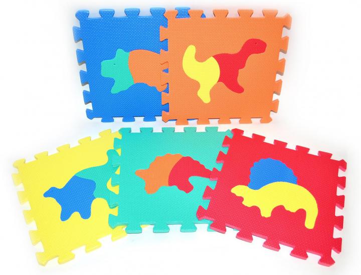 Teddies Pěnové puzzle Dinosauři 30 x 30 cm