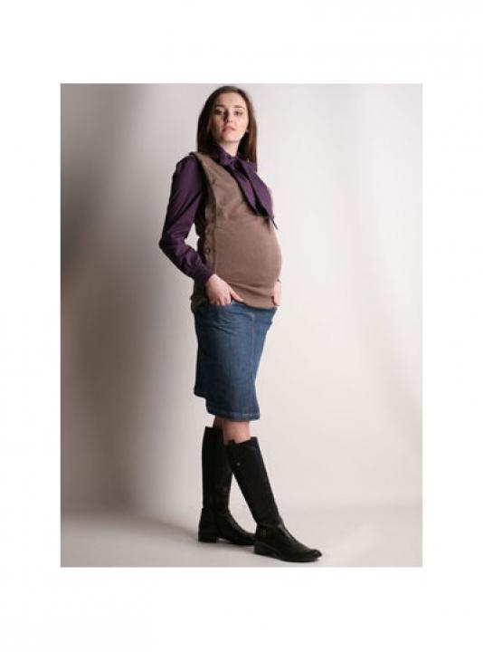 Těhotenská riflová sukně Abigail
