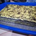 Makový koláč s pudingovým krémom