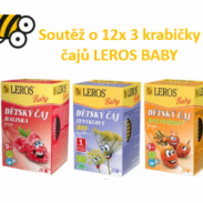 Soutěž o 12x 3 krabičky čajů LEROS BABY