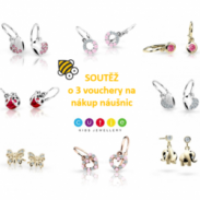 Soutěž o 3 vouchery na nákup dětských náušnic Cutie