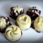 domácí pralinky double chocolate s kokosovou náplní