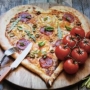 Valentýnská pizza