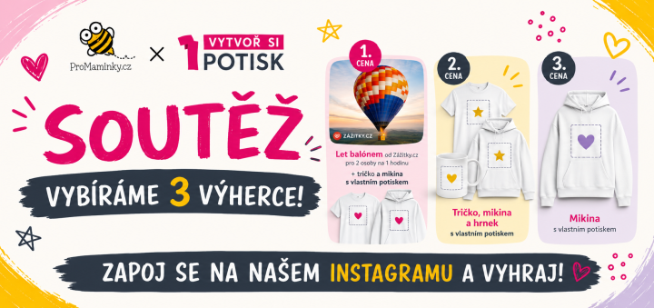 Vyhraj potisk trička dle vlastního návrhu