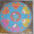 Srdíčková mandala