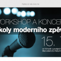 Workshop a koncert Školy moderního zpěvu