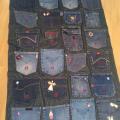 Adventní kalendář - jeans kapsy