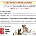 Kartička pro případ nehody