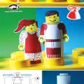 LEGO figurky z WC roliček