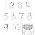 Maluj čísla 1-9