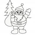 Omalovánka se Santou