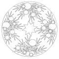 Vánoční mandala