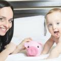 Rodičovská dovolená = příjmy klesají a náklady rostou! Máme pro vás dárky!