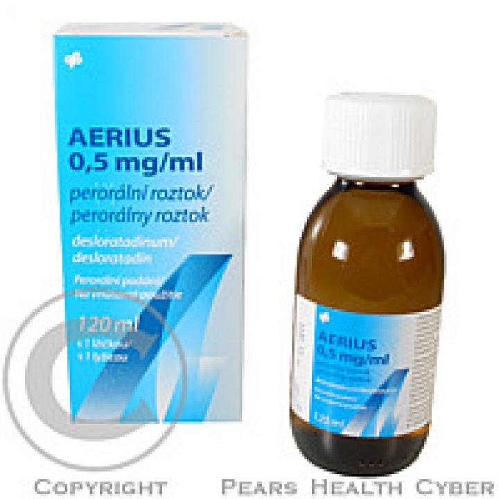 Aerius perorální roztok 0,5mg/ml