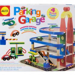 Alextoys Garáž 4 patra dřevo