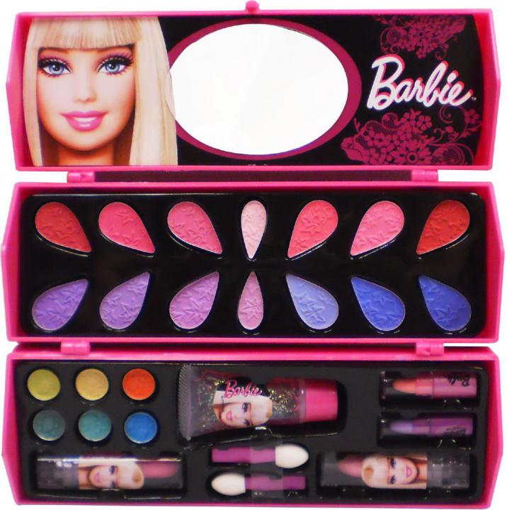 Alltoys Barbie 3 patrový kruhový kufřík s kosmetikou