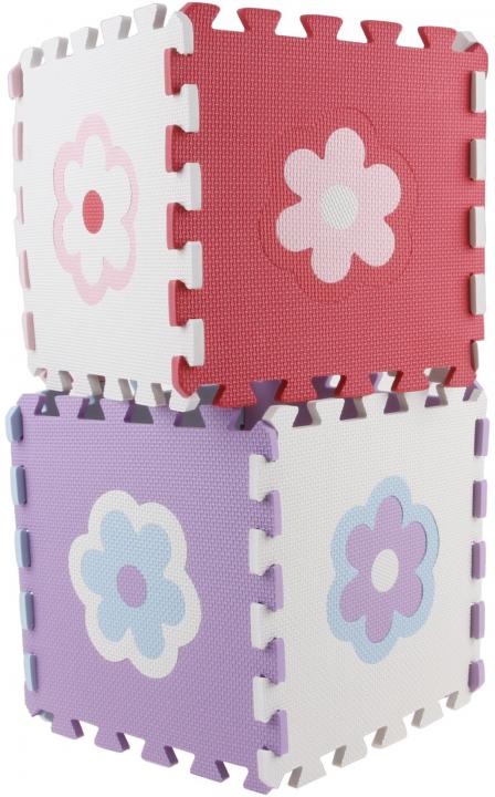 Alltoys Pěnová podložka kytičky 30x30cm 9ks