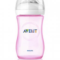 Avent Láhev 260ml Natural PP, růžová