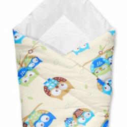 baby-nellys-zavinovacka-klasik-sovicky-kremove-modra-hneda-original.jpg