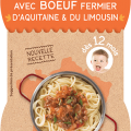 BABYBIO menu Boloňské špagety s hovězím masem 2x200g