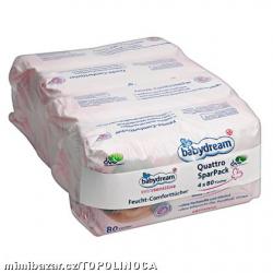 BABYDREAM Vlhčené ubrousky extrasensitive