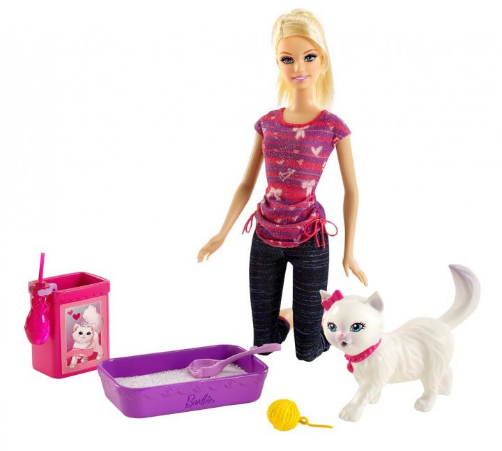 Barbie Hrací set s koťátkem