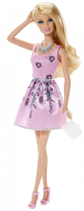 Barbie Modelka růžové šaty