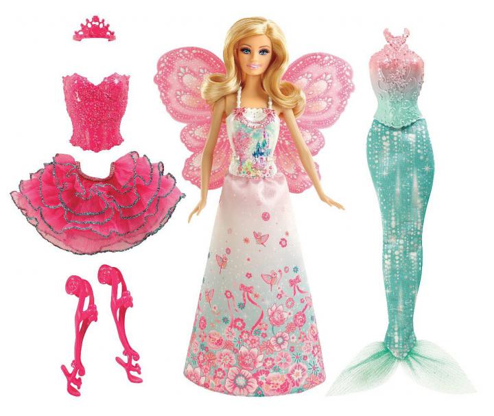 Barbie Pohádkové kostýmy měnitelné prvky