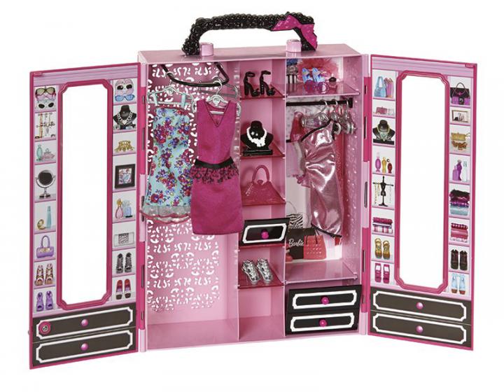 Barbie Přenosná módní šatna