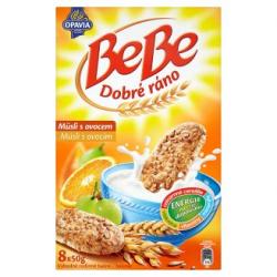 BeBe Dobré ráno cereální sušenky s pomerančovou chutí 8 x 50g.jpg